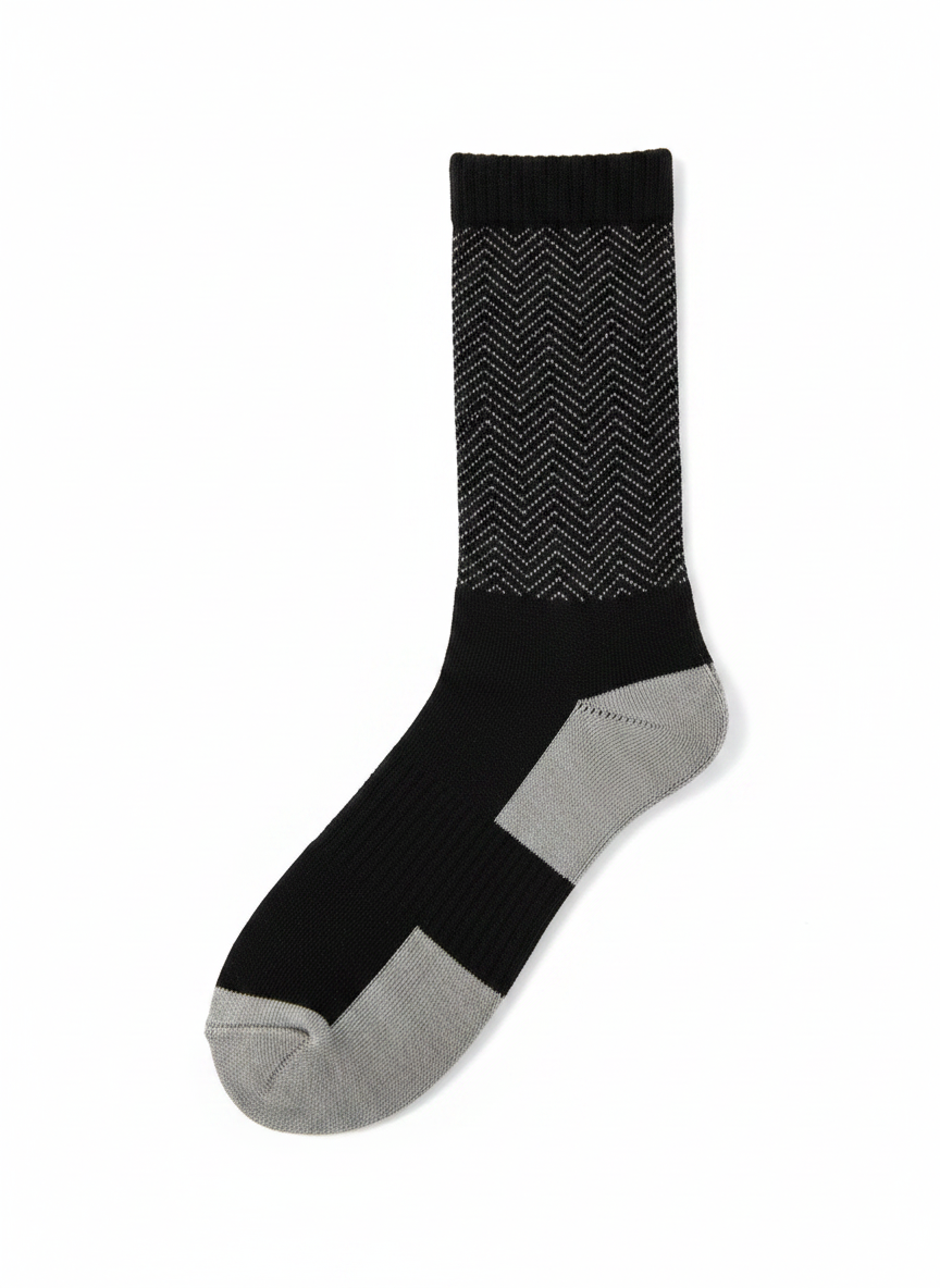Black THAT GUY™ Hybrid Dress/Athletic Sock
